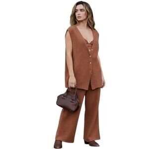 FREE PEOPLE NWT Medium Free-Est - Stockton Sweater Set